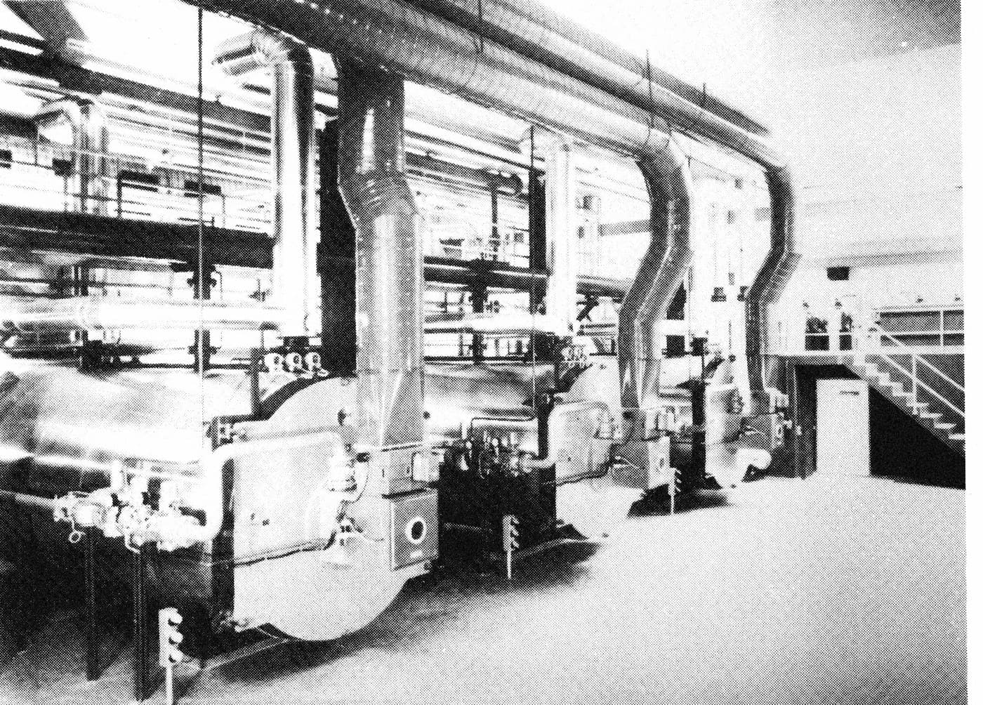 Heizzentrale aus den 1970er Jahren, gebaut von der Koster AG